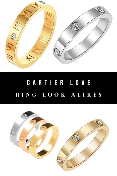 best dupe for cartier love ring